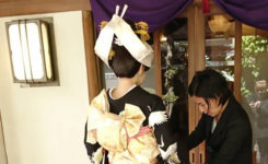 文金高島田日本髪和装結婚式